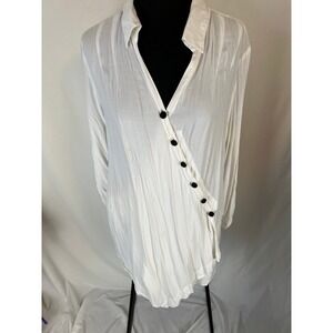 Soft surroundings Wrap Tunic blouse Sz Large